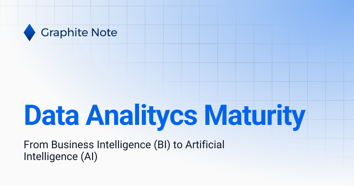 Data Analitycs Maturity | Graphite Note Documentation